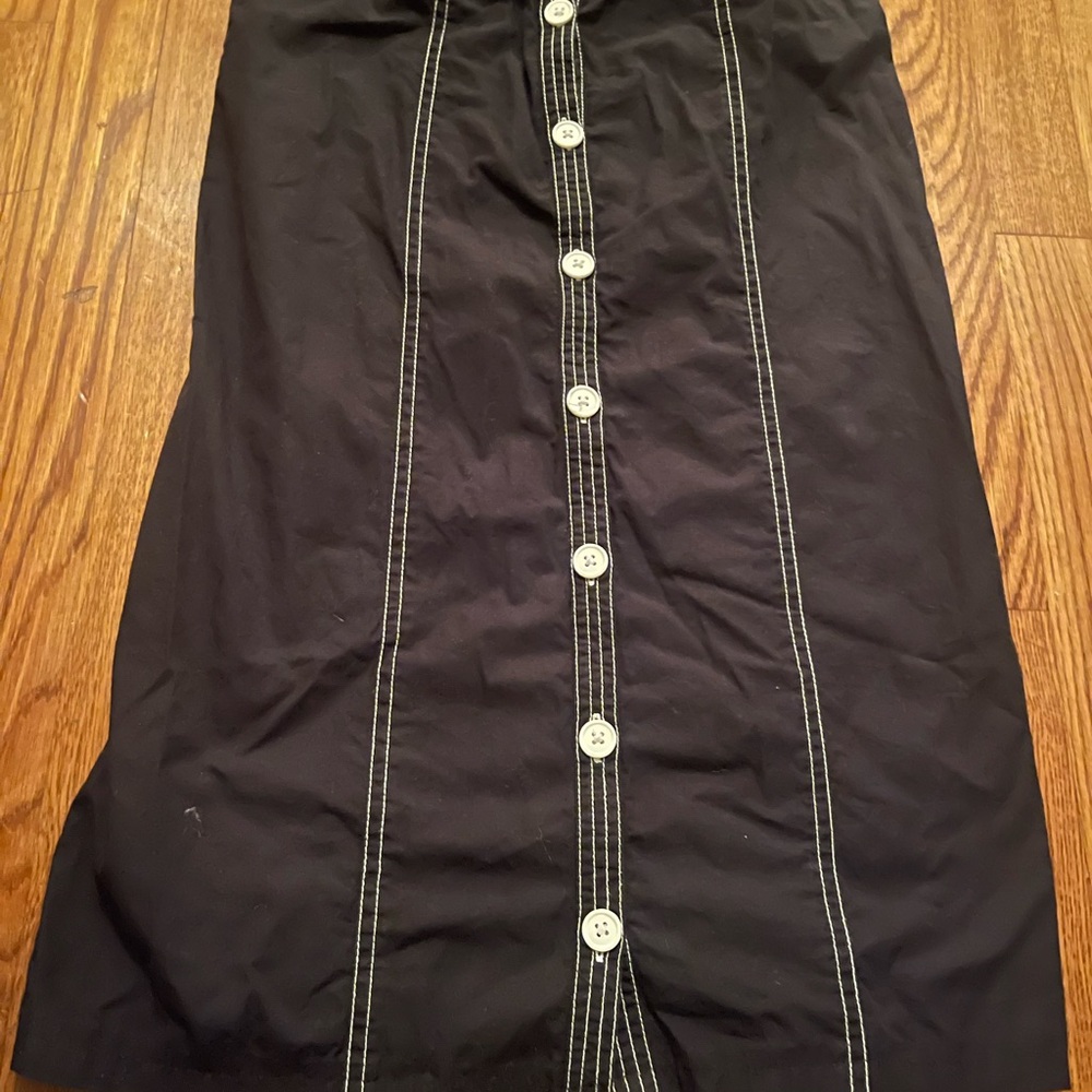 Urban outfitters Black Button-Down Midi Dress - Picture 4 of 5